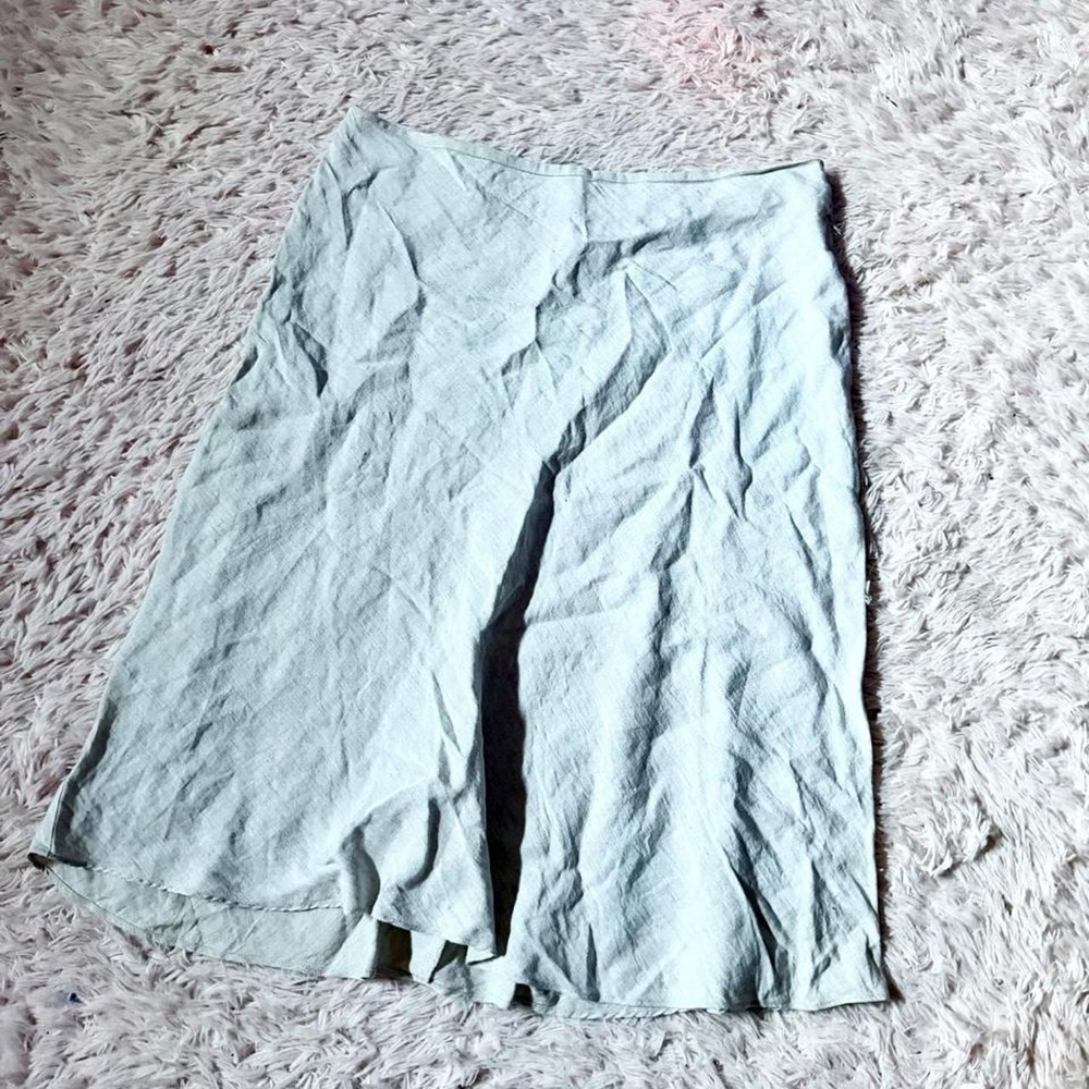 Lightweight Linen Blend Minimalist Natural Breathable Skirt Womens 10 Bohemian
